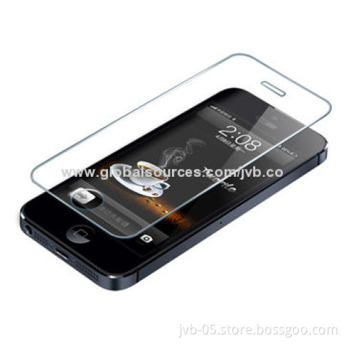 Tempered Glass Screen Protector, for iPhone 5 with 9H Anti-scratch, 0.33mm Thickness